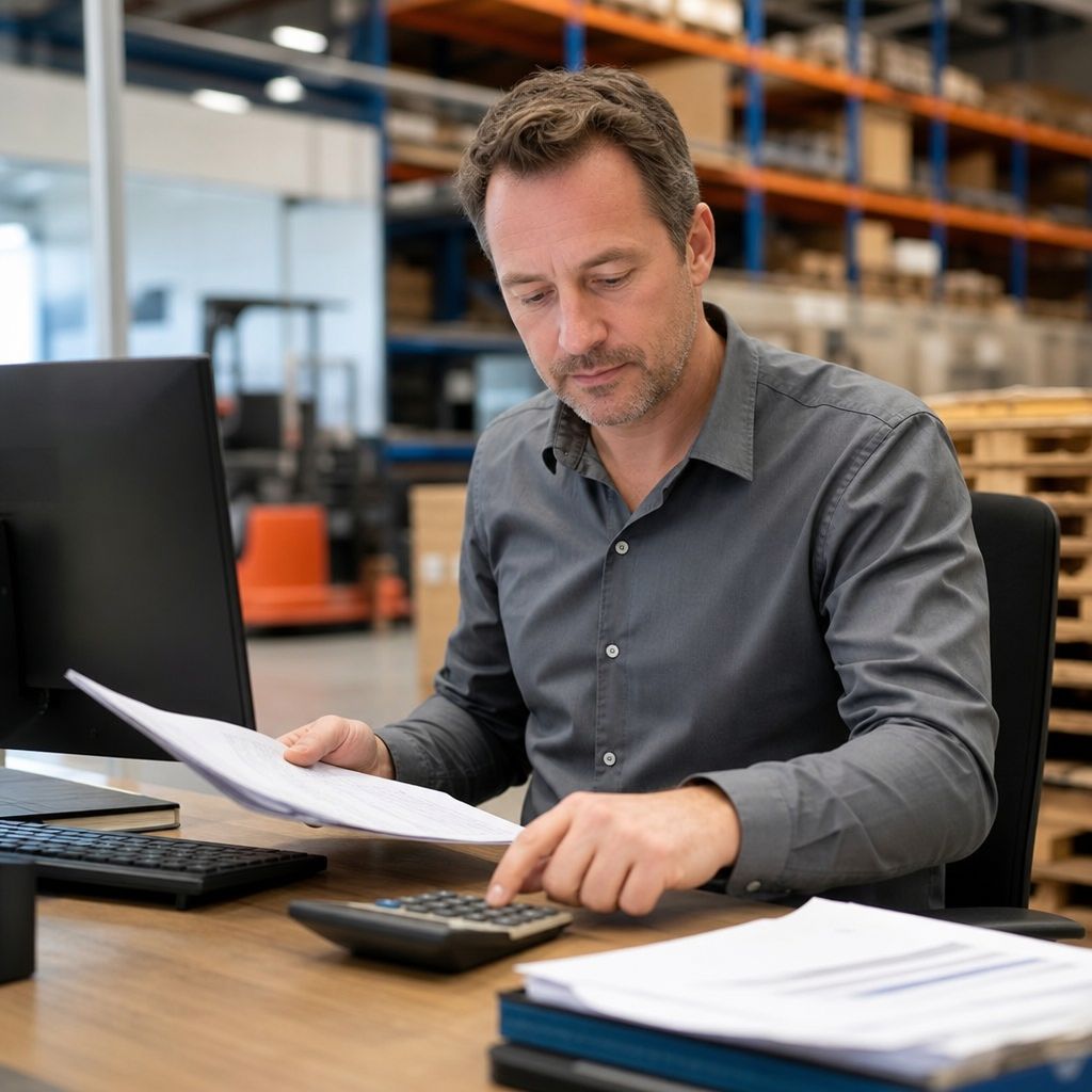 Einzelkaufmann Ein Bild zum Thema Einzelkaufmann im Industrie Kontext