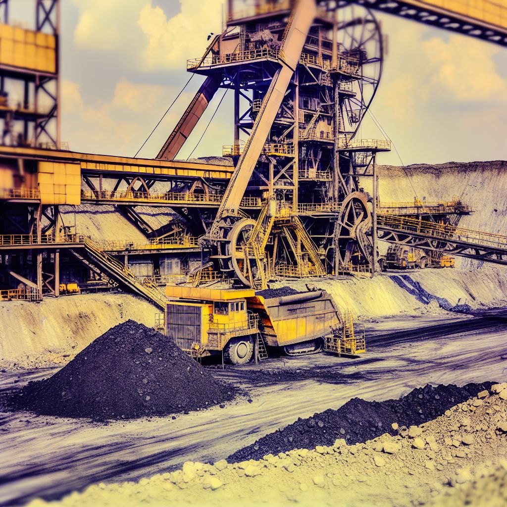 Ein Bild zum Thema Kohlebergbau im Industrie Kontext