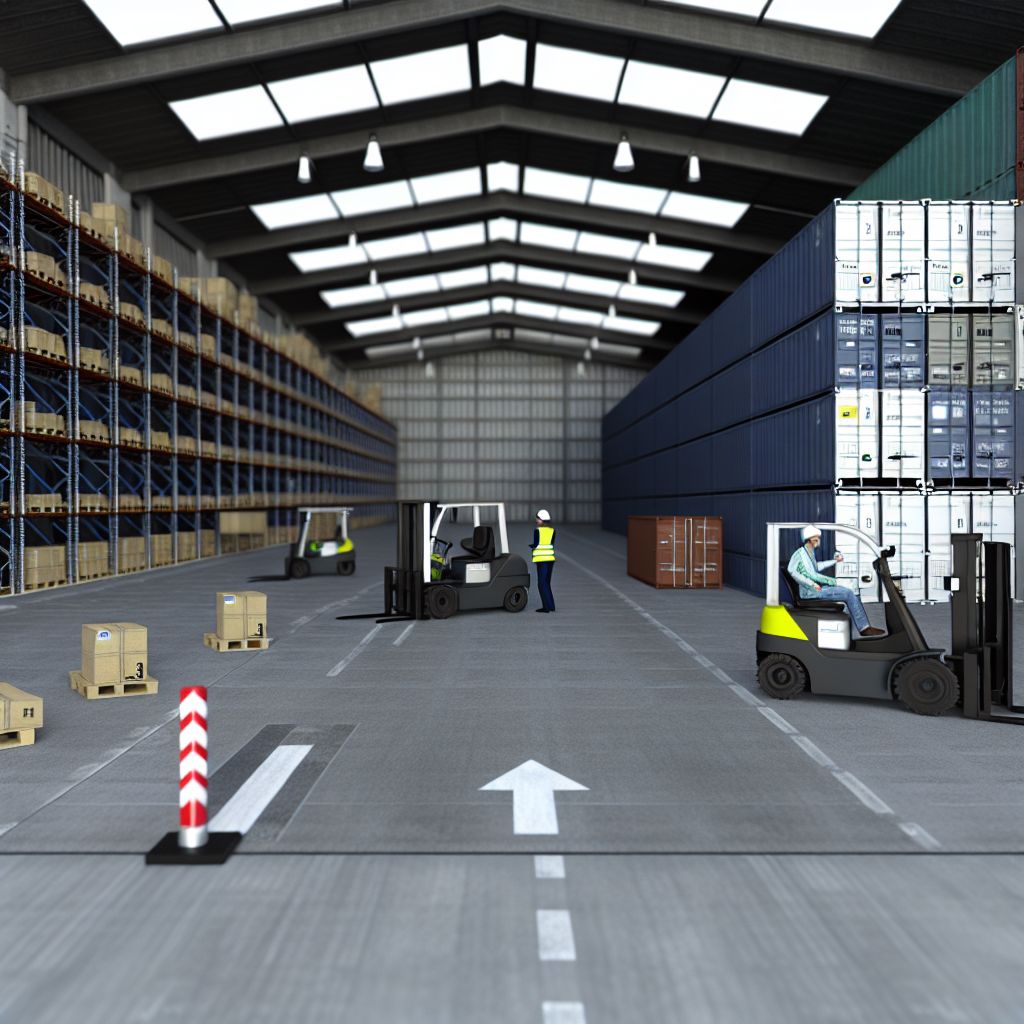 Lagerhalle Ein Bild zum Thema Lagerhalle im Industrie Kontext